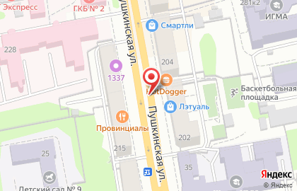 Спортмастер на Пушкинской улице на карте