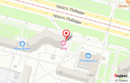 Салон красоты Май на проспекте Победы на карте