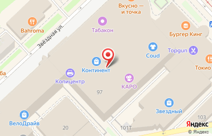 Салон косметики и парфюмерии L`Occitane в Московском районе на карте