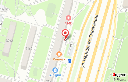 Магазин мяса Халяль на Мосфильмовской на проспекте Маршала Жукова на карте