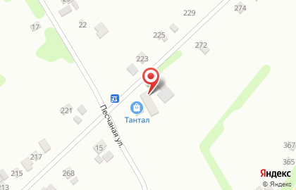 Продуктовый магазин Тантал на карте