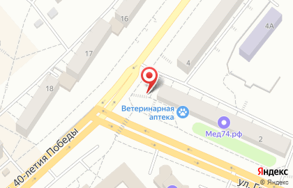 Банкомат Райффайзенбанк в Челябинске на карте