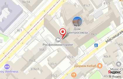 Федеральная служба по финансовому мониторингу на карте
