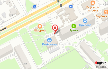 Система на проспекте Авиаторов на карте