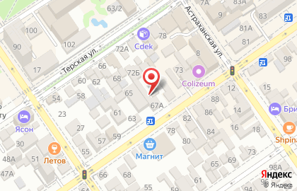 Агентство недвижимости Феникс на Крымской улице на карте