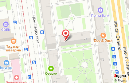 Салон Рашель на проспекте Стачек на карте