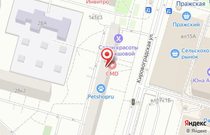 СЦ Олимп на Кировоградской улице на карте