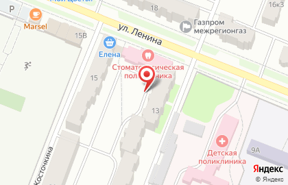 Страховая компания Росгосстрах на улице Ленина на карте