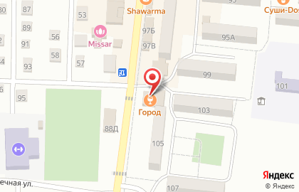 Ночной клуб Город на карте