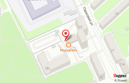 Служба доставки пиццы и роллов Mozzarella в Советском районе на карте