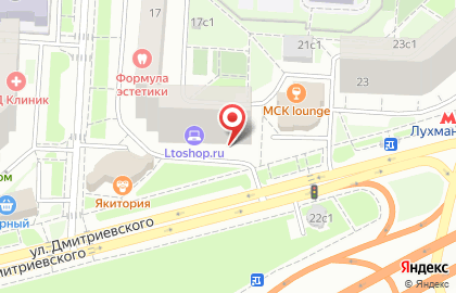 Пункт выдачи заказов Faberlic на улице Дмитриевского на карте