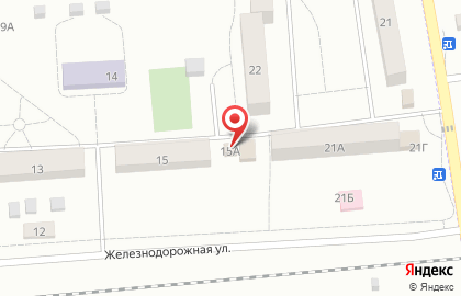 Продовольственный магазин на Железнодорожной, 21в на карте