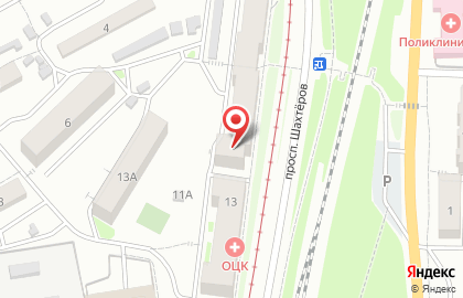 Пивной бар Берлога на проспекте Шахтёров на карте