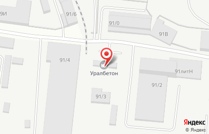 Торговый дом УралБетон на улице Пойма на карте