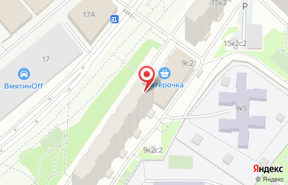Банкомат СберБанк на Клязьминской улице, 9 к 2 на карте