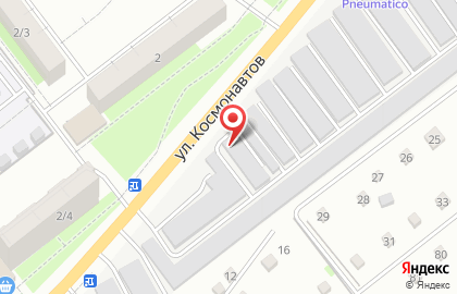 Шиномонтажная мастерская на улице Космонавтов на карте
