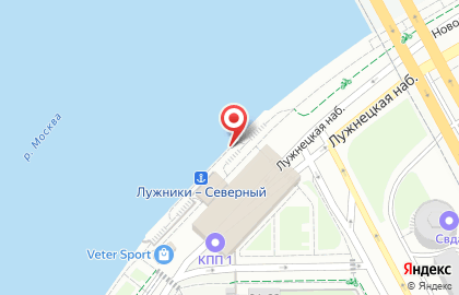 Августина на Лужнецкой набережной на карте