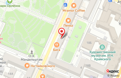 Магазин оптической техники Четыре глаза на улице Фридриха Энгельса на карте