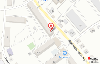Фирменный магазин мясной продукции Куединский мясокомбинат на Высоковольтной улице на карте