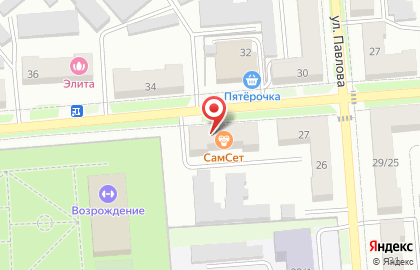 Суши центр СамСет на улице Ленина на карте