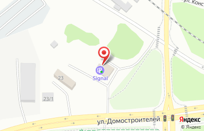 СТО Новый поток на улице Домостроителей на карте