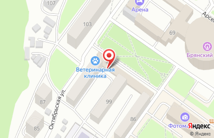 Авиационно-технический спортивный клуб Пересвет на Октябрьской улице на карте