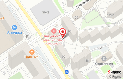 ОАО Банкомат, Газпромбанк в Центральном районе на карте