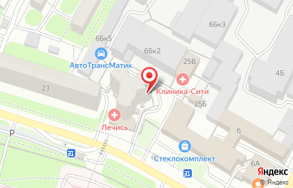 Стоматология на Московском на карте