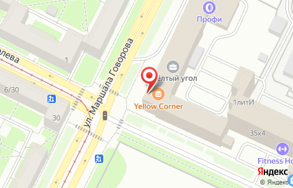 Мини-маркет В7 на улице Маршала Говорова на карте