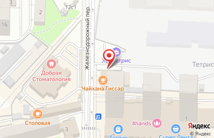 Гранитная мастерская Град-Экс в Железнодорожном переулке на карте