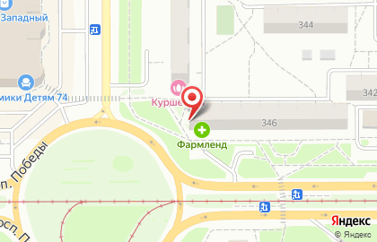 Салон цветов Цветопторг в Курчатовском районе на карте
