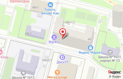 Барбершоп Big Bro на проспекте Маршала Жукова на карте