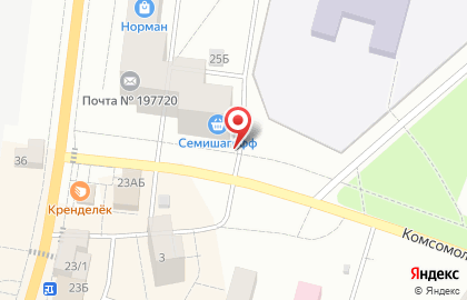 Киоск овощей и фруктов в Калининском районе на карте