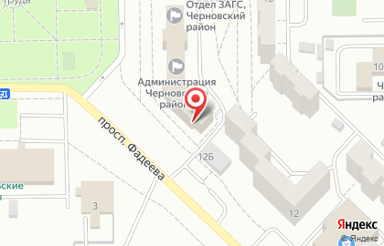 Строительная компания Фаворит в Черновском районе на карте