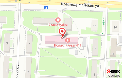 Сеть аптек, ООО Поволжье-Фарм на Красноармейской улице на карте