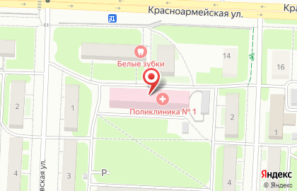 Городская поликлиника №4, г. Дзержинск на карте