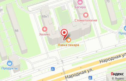 Булочная Лавка пекаря в Санкт-Петербурге на карте
