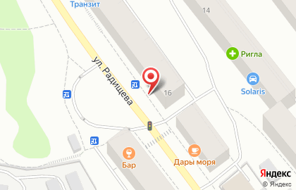 Магазин-мастерская Гранит на улице Радищева на карте