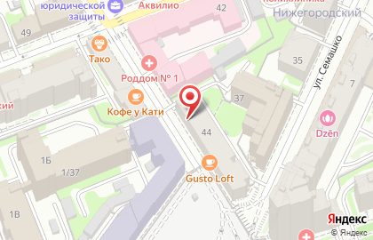 Кофейня Red Cup в Нижегородском районе на карте