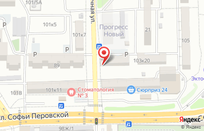 Магазин разливного пива Хмельная бочка на улице Софьи Перовской на карте