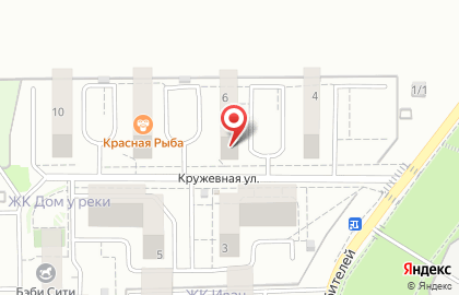 Салон красоты Кружева в Карасунском районе на карте
