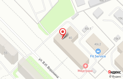 Федерация айкидо Поморья на улице Воронина на карте