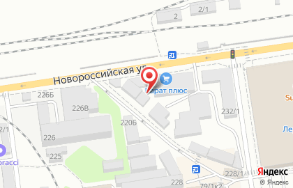 Автотехцентр MB Plus на Новороссийской улице на карте