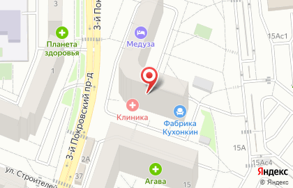 Окна и дом на карте