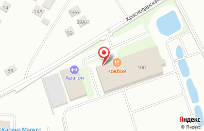 Ресторан Ковбой в Хабаровске на карте