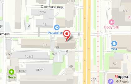 Женский клуб Томск на карте