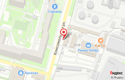 Магазин кондитерских изделий в Зареченском районе на карте