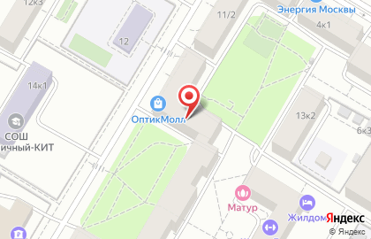Салон-магазин брендовой оптики ОптикМолл на улице Ивана Бабушкина на карте