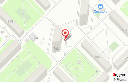 Архитектор-6, ЖСК на карте