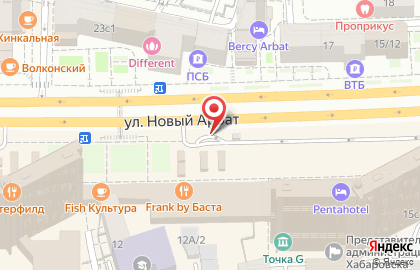 Сервисный центр Московский паркинг на улице Новый Арбат на карте